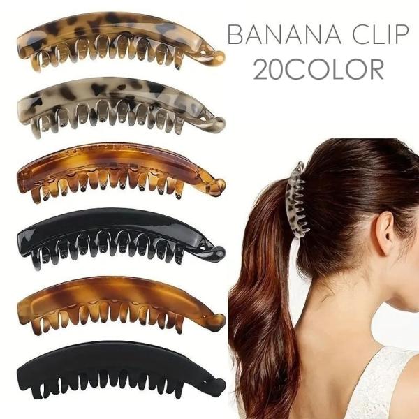 シンプルなデザインのバナナクリップ。おうち時間はもちろん、お出かけにも使いやすいシンプルカラーです♪【サイズについて】画像をご参照ください。【素材について】プラスチック【カラーについて】生産ロットにより柄の出方や色の濃淡が異なる場合がござい...