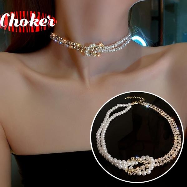 plusnao チョーカー ネックレス レディース アクセサリー ライン