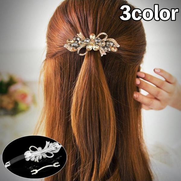 バレッタ ヘアクリップ ヘアアクセサリー レディース 女性 髪留め 髪