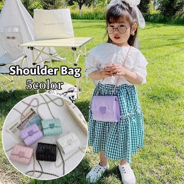 ショルダーバッグ ポシェット キッズ 子供用 鞄 カバン 斜めがけ