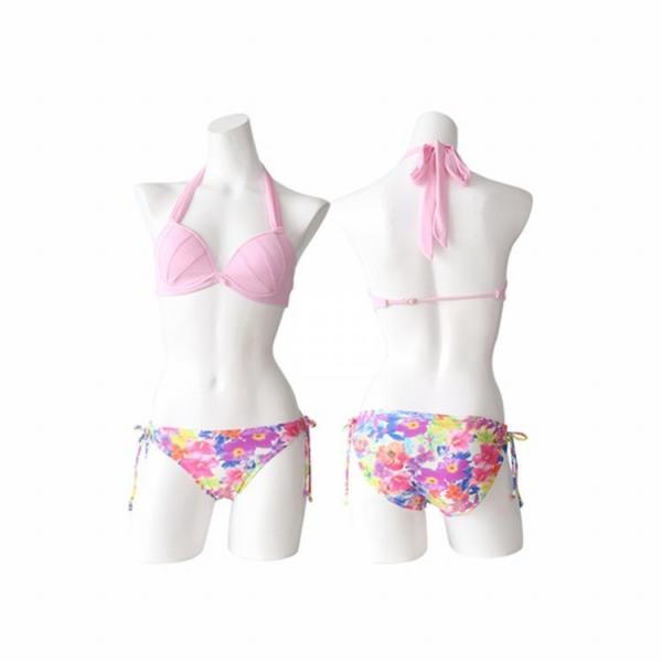 ビキニ レディース 貝殻ブラ 花柄 パステルカラー ビキニセット 2点セット パステルカラーブラ 花柄ショーツ リボン ピンク ブルー イエロー S Buyee 日本代购平台 产品购物网站大全 Buyee一站式代购 Bot Online
