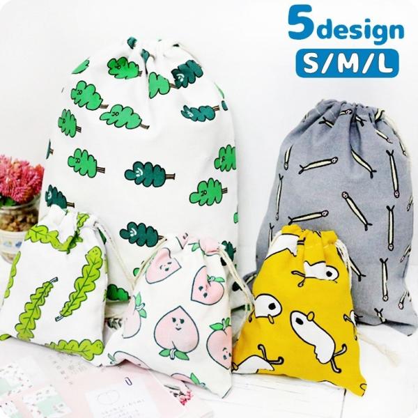 巾着袋 巾着 体操着袋 体操着入れ 小物入れ 幼稚園 小学生 小学校 木綿 イラスト かわいい 可愛い シンプル 大きい 大きめ Dejapan Bid And Buy Japan With 0 Commission