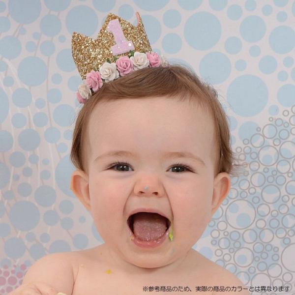 子供 ヘアアクセサリー 飾り 帽子 王冠 フェルト お花 バラ 誕生日 1歳 2歳 3歳 ハーフバースデー 無地 メモリアルクラウン ベビー 赤ちゃん  :zak-15239-2:プラスナオ!店 通販 