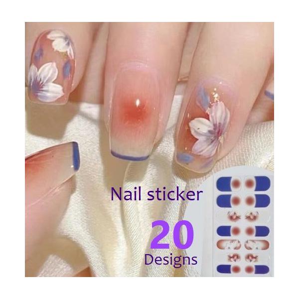 ネイルシール 単品 3D ネイルシート ネイルアート デコネイル ネイル