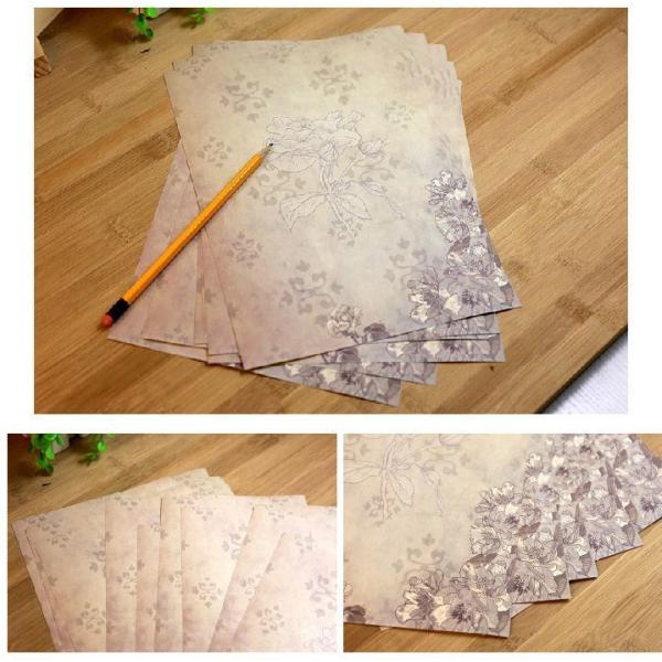 便箋 便せん レター用紙 レターペーパー メモ用紙 文房具 文具 イラスト 花 花柄 上品 おしゃれ 大人っぽい 可愛い かわいい ステーショナリー Dejapan เสนอราคาและซ อญ ป นท ม ค านายหน า 0