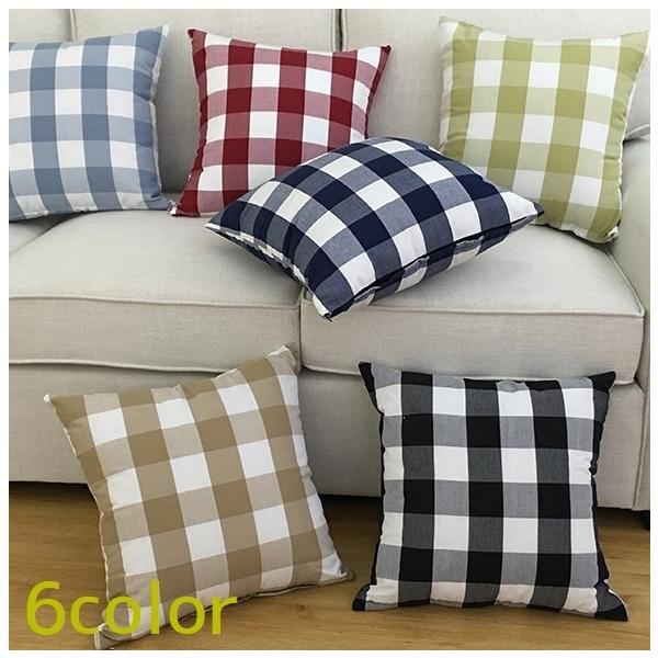ギンガムチェック クッションの人気商品 通販 価格比較 価格 Com
