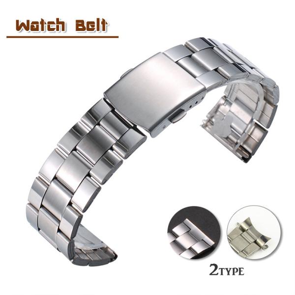 シンプルなデザインの腕時計用替えベルトです。ベルト幅が選べるので、男性用としても女性用としてもお使い頂けます。エンドピース（取り付け部）の形状がストレートとカーブの2タイプございますので、取り付ける腕時計の形状に合わせてお選びください。※バ...