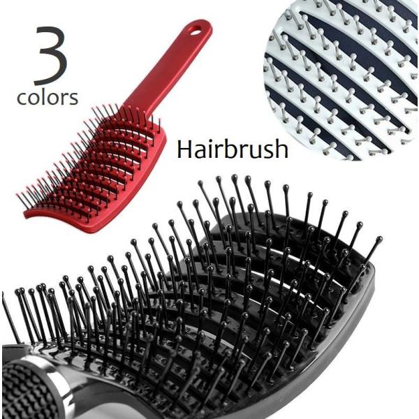 人気 ヘアブラシ 9列ピン スタイリング ヘアブロー シェイピング