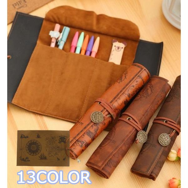 ロールタイプ ペンケース 本革 筆箱の人気商品 通販 価格比較 価格 Com