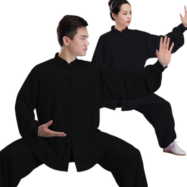 ◇太極拳服 上下セット 長袖 全7色です。◇素材：ポリエステル混◇セット内容：上着（長袖）＋ズボン◇カラー：ブラック、ホワイト、グレー、ライトパープル、ライトブルー、イエロー、レッド◇納期：ご入金確認後通常約10〜14日でお届け致します。★...