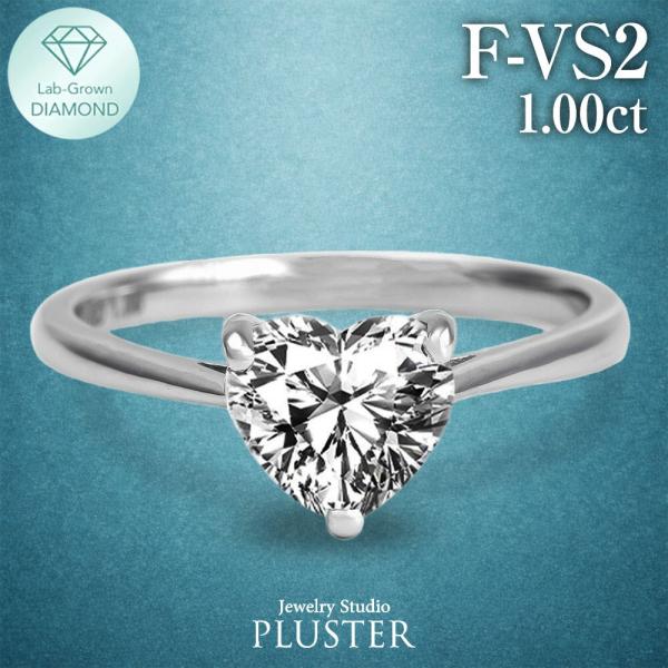 指輪 レディース プラチナ 1.0ct ダイヤモンド 一粒 ダイヤ リング ダイヤモンドリング ラボグロウン 誕生日  ブランド 爆買