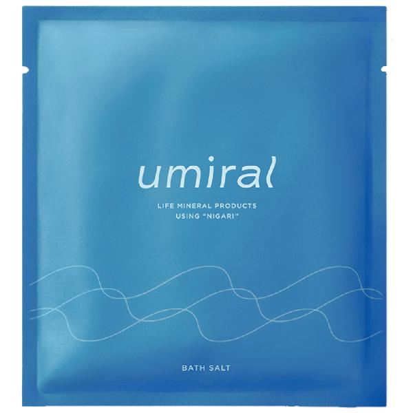[販売名] ウミラルバスソルト(無香料) 30ｇ[内容量] 30ｇ[本体価格] 300円（税別）[JANコード] 4526602400032[商品サイズ] (H)130×(W)115×(D)15mm[成分] 塩化Mg[製造販売元] 仁尾興産...