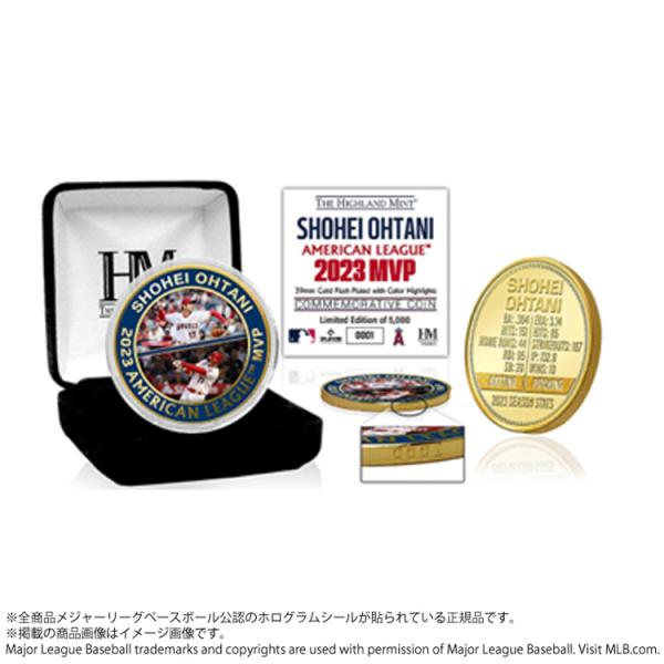 エンゼルス　大谷翔平　2023 AL MVP受賞記念ゴールド エンゼルス 大谷翔平選手 2023 AL MVP受賞記念ゴールドコイン 限定5000