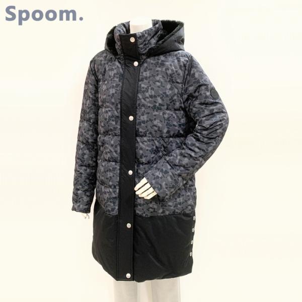 SPOOM（スプーム） カモフラ柄ダウンコート 382-94501 spoom.スプーム