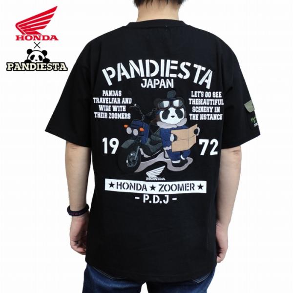 HONDA × PANDIESTA　半袖Tシャツ　ZOOMER　ホンダ×パンディエスタ パンディエスタ PANDIESTA×Honda(ホンダ) コラボ 半袖Tシャツ 585505