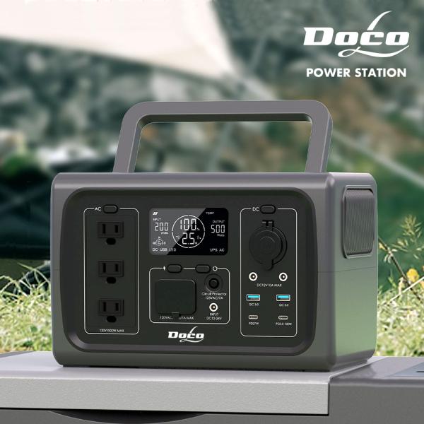 ポータブル電源 500W/156000mAh/560Wh 大容量 充電器 車中泊 キャンプ