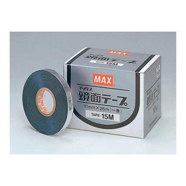 30箱×10巻入 TAPE-15M シルバー 銀 鏡面 テープ マックステープナー 用