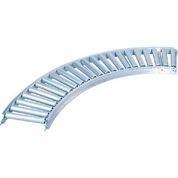 アルインコ製のローラーコンベアのカーブ型です。品番:MAR-40079ピッチ・P(mm):79 ローラ幅・W(mm):400 機長・L(mm):90° 質量(kg):13.1 アルマイト処理されており、軽量で強度も抜群。ローラー径がφ45と...