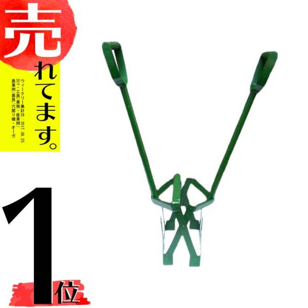 溝堀器(みぞほり器)です。田んぼ、水田の中で穴や溝を掘る際に重宝します。全長:80cm鉄製