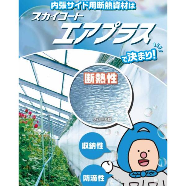タキロンシーアイ スカイコート エアプラス 厚み0.2mm 幅200cm 長さ