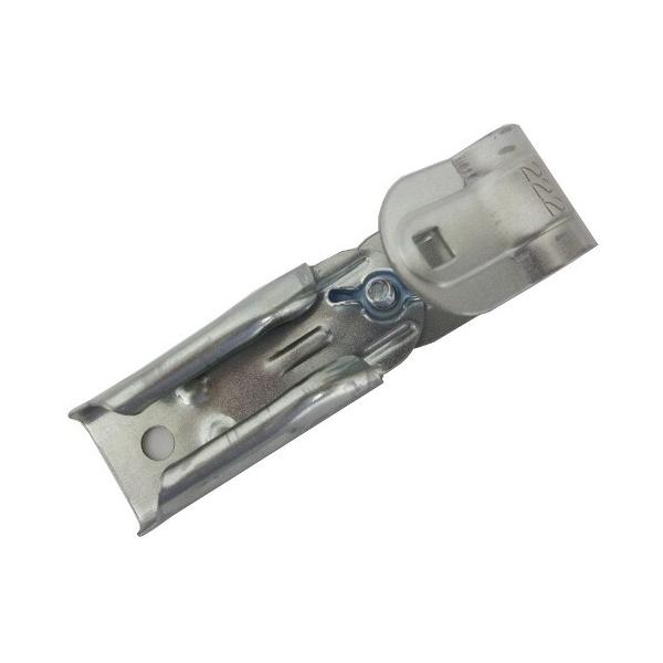 ビニペットとパイプをT型に止める部品です。平板、ユニバーサル、ボルト・ナットの3点を使用してビニペットとパイプをT型に止めます。平板がビニペットの端部を包み込み、フィルムを保護します。商品仕様実際のパイプ径　φ19.1mm