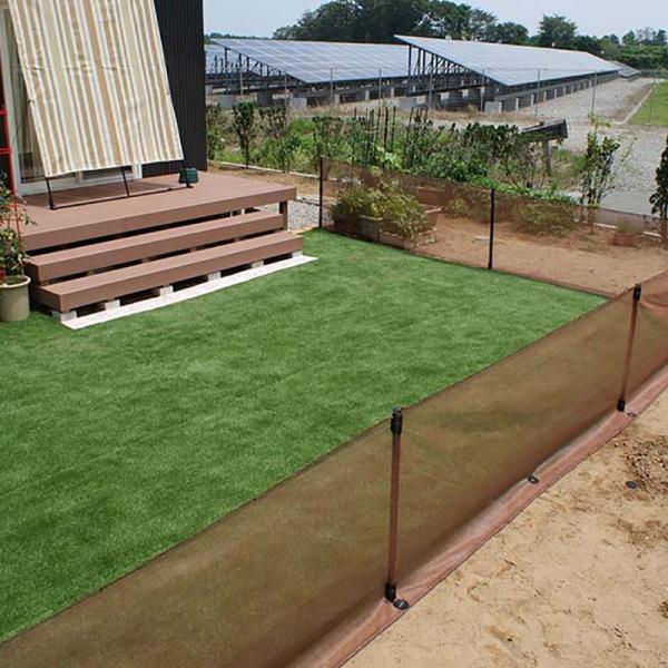 ドックランが簡単に設置できます！愛犬の運動不足やストレスを解消します。ブラウンで外観を損なわずにお庭周りを囲むように設置できます。お庭に設置して、愛犬用のサークルに、または小動物の侵入防止に。※ペット用にご使用される場合は、ペットの特性環境...