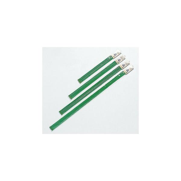 【特長】自由に曲がるカラー鉄線です。【規格】サイズ：外径φ5.5mm×長さ90cm色：ライトグリーン本数：5本入り