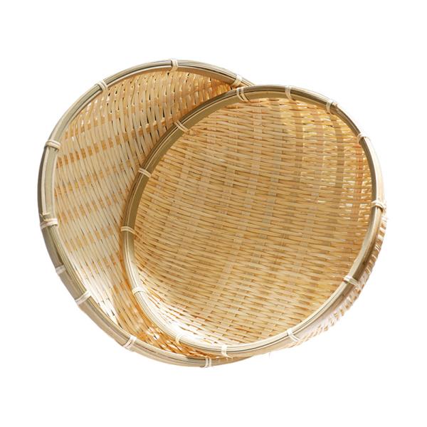 深ざる 2個セット 25.5cm 28.5cm 竹製 ざる 竹ざる ザル 竹ザル 丸型