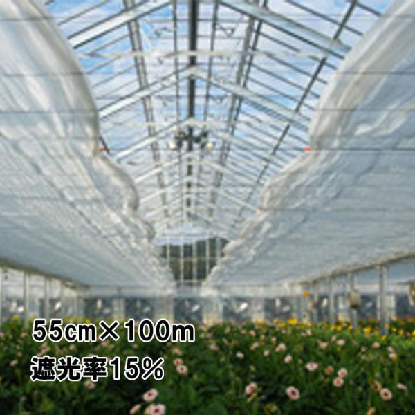寒冷紗　ビニールハウス　畑　ふあふあ　6m × 35m 遮光率40% シルバー 寒冷紗ビニールハウス畑ふあふあ6m × 35m 遮光率40% シルバー