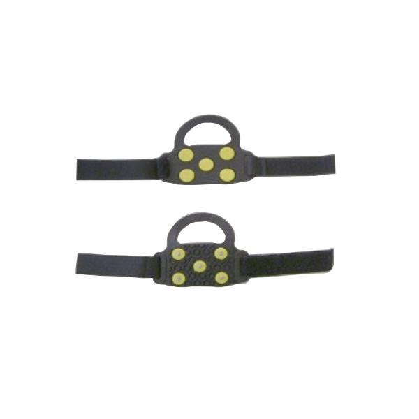 雪道・圧雪・凍結道路での転倒防止に！商品仕様サイズ　最大幅が8~10cmのパンプス・ハイヒール材質　合成ゴム、鉄、他※こちらの商品はメール便（ネコポス）の配送となっております。　商品によって一度箱等から出して再梱包する場合がございますのでご...