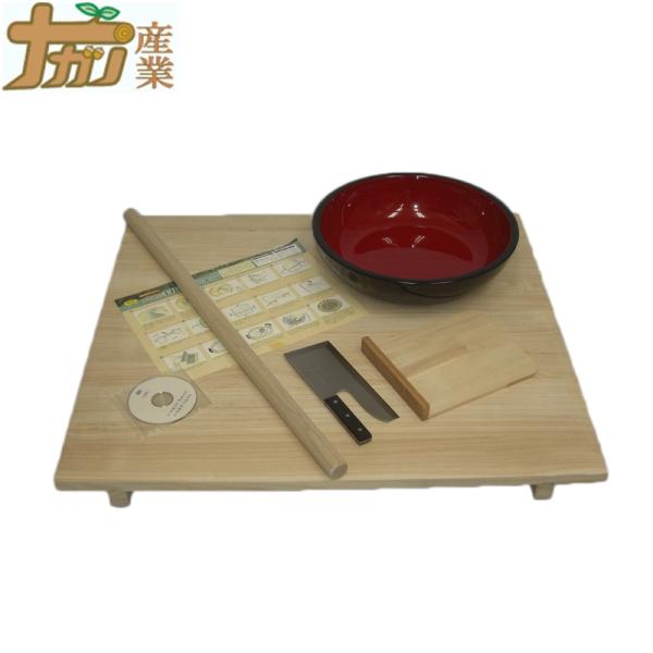 本格 そば打ち五点セット L DVD付 蕎麦 打ち 道具 敬老の日 退職祝い