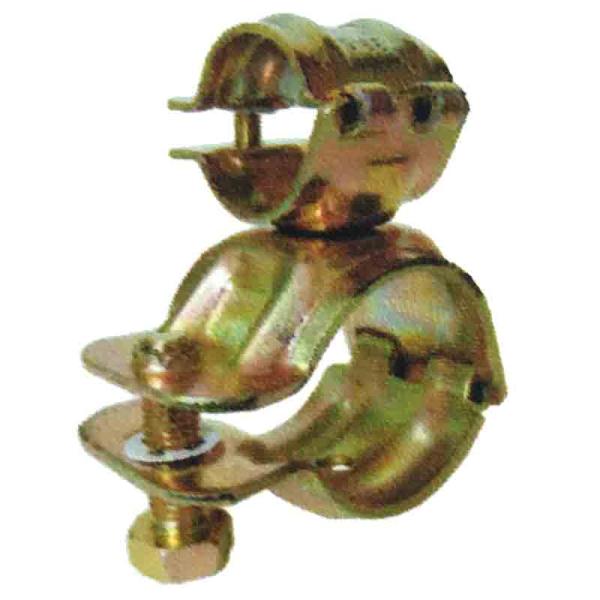 単管固定クランプ パイプくめーる 19.1x22.2-25.4用 首振 J-1021 5個入り 接合部が回転タイプ 異なったパイプの組合わせ J販 代引不可