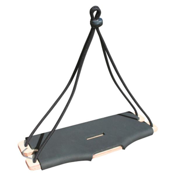 高所作業用ブランコ キャメル2 木製 58x15.5cm ガラス外壁 ロープ作業