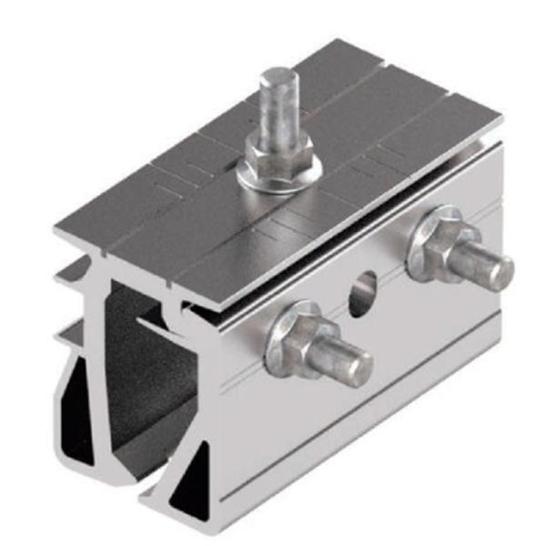 太陽光パネル架台金具 PVA-THダブル Fタイプ ラック用 700TFWR 嵌合式立平葺屋根用 押さえ金具なし 屋根 発電金具 ニイガタ製販 H