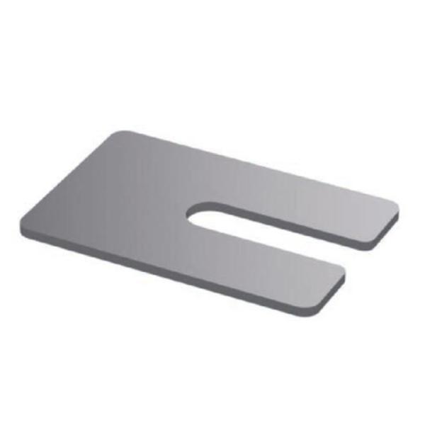 太陽光パネル取付架台金具用スペーサー PVA-スペーサーL60 10枚入 PVA041 60x40x2 取付金具 ニイガタ製販 H