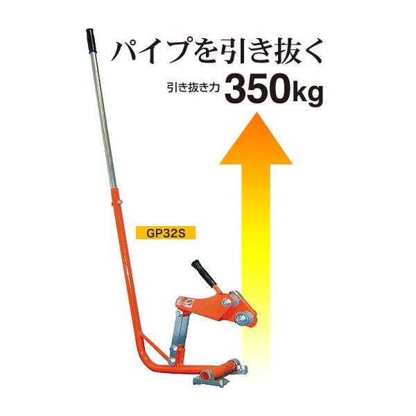 強力 パイプ 抜き ぬい太郎 G32S 12.7-31.8mm 管用 パイプハウス 管