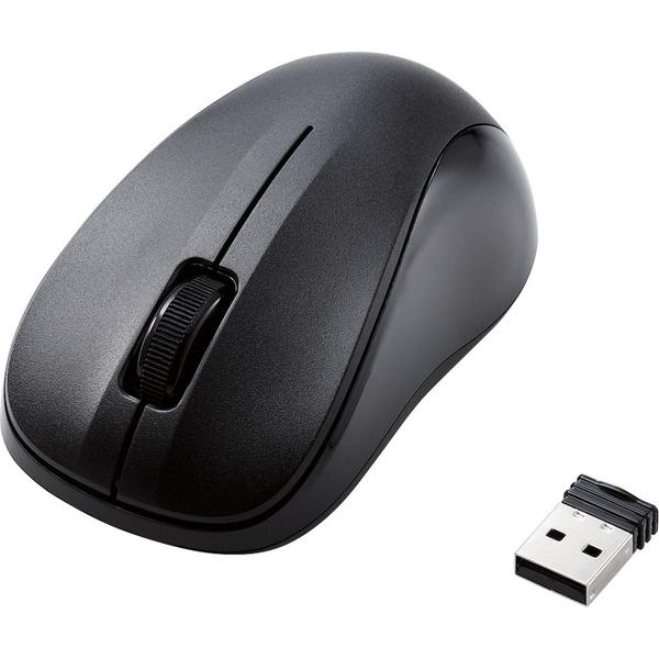 ELECOM M-K5DRKBK/RS 法人向けマウス/ 無線 IRマウス/ Sサイズ/ 抗菌/ RoHS指令準拠/ ブラック