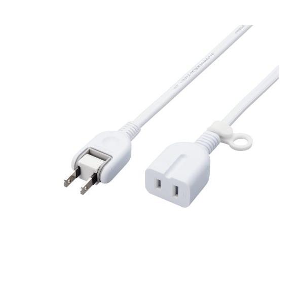 ELECOM T-X01-2120WH 延長タップ/ スタンダード/ ホコリ防止シャッター付/ 2.0m/ ホワイト