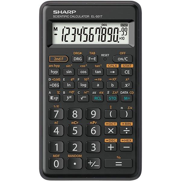 SHARP EL-501T-X スタンダード関数電卓 10桁68関数