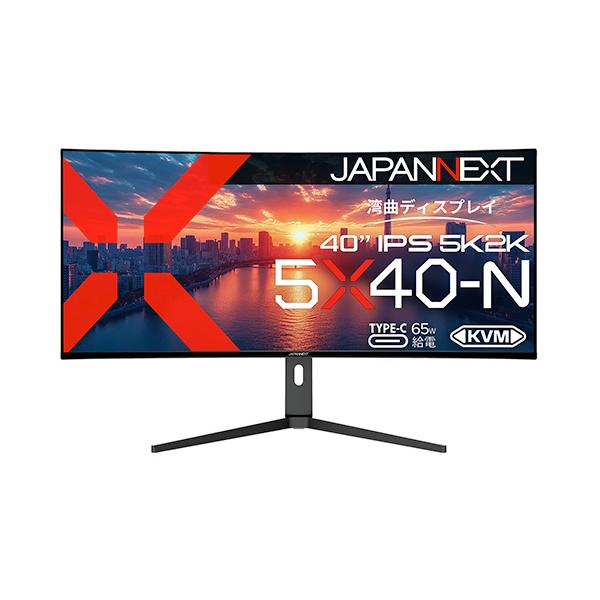JAPANNEXT JN-5X40-N 液晶ディスプレイ 40型/ 5120×2160/ DP×1 JAPANNEXT JN-5X40-N 液晶ディスプレイ 40型/ 5120×2160/ DP×1