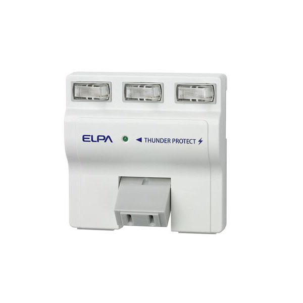 ELPA A-S500B(W) サージ付個別SWタップ 3個口 ホワイト
