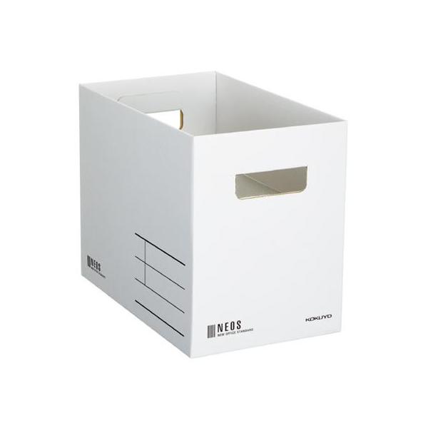 コクヨ A4-NEMB-W 収納ボックス<NEOS>（Mサイズ） ホワイト