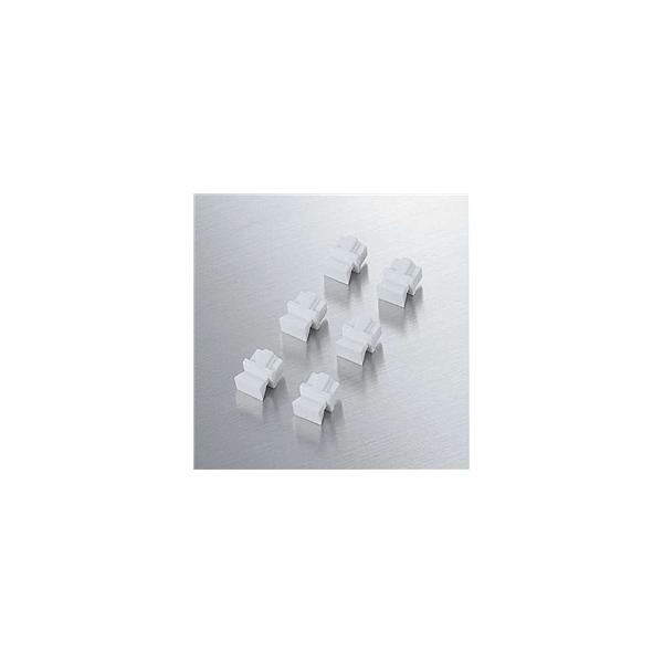 ELECOM LD-DUSTWH6 ジャック用ホコリカバー(6個)