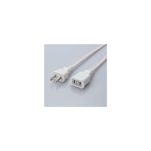 ELECOM T-E2230 2ピンプラグ電源延長コード