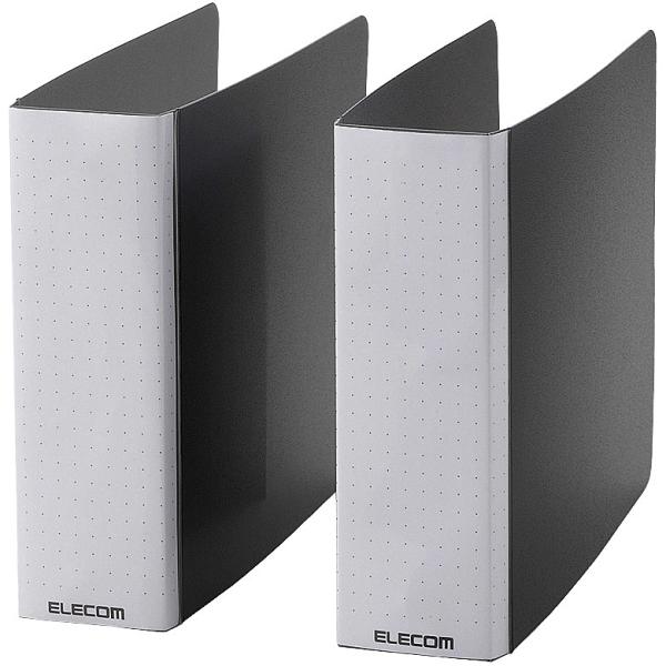 ELECOM CCD-B01WBK 不織布ケース専用バインダー/ 2冊セット/ 24枚収納/ ブラック