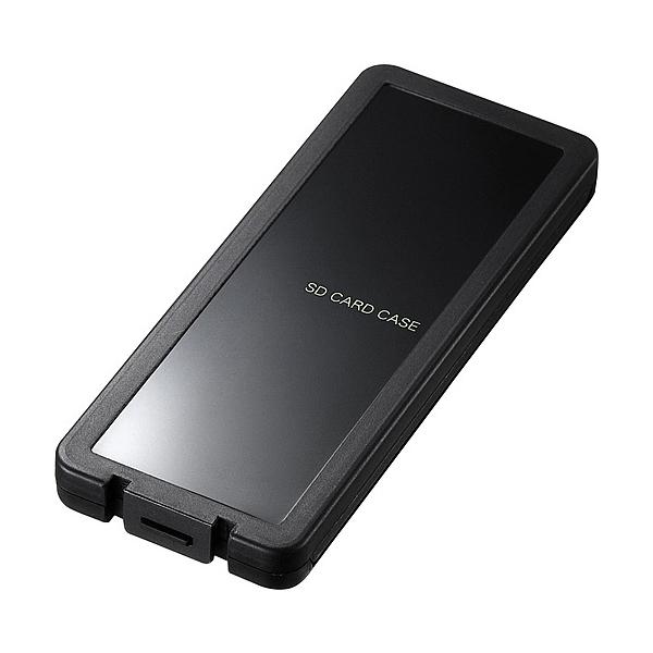 サンワサプライ FC-MMC23SDBK SDカードケース（6枚収納・ブラック）