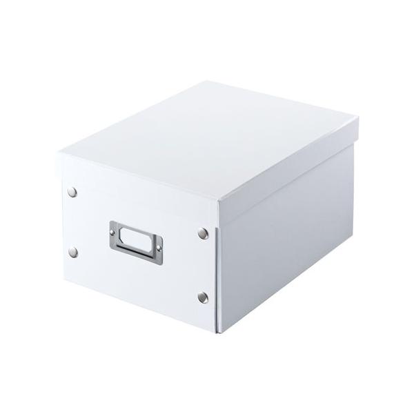 サンワサプライ FCD-MT4WN 組み立て式DVD BOX（ホワイト・W210mm）