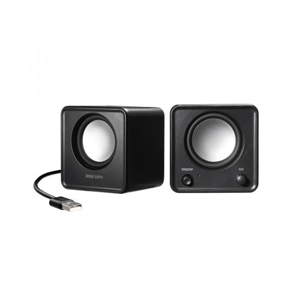 MM-SPU21BK サンワサプライ MM-SPU21 MMSPU21BK SANWA SUPPLY MMSPU21 コンパクトUSBスピーカー