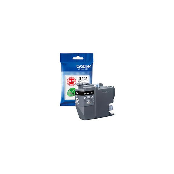 LC412BK  (ブラザー純正) インクカートリッジ ブラック 対応型番：MFC-J7300CDW、MFC-J7100CDW他