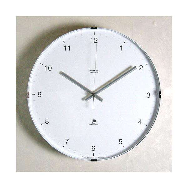 Lemnos North clock 白　掛時計 掛け時計 レムノス ノースクロック Lemnos North clock 連続秒針 静音